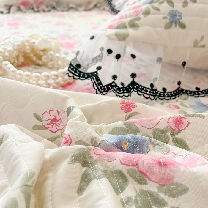 91家纺网 家纺一手货源 找家纺 麒豆豆 2025新款全棉纯棉印花单床笠 床笠单件 春湔
