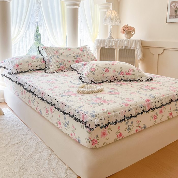 91家纺网 家纺一手货源 找家纺 麒豆豆 2025新款全棉纯棉印花单床笠 床笠单件 春湔