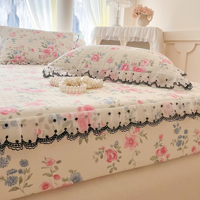 91家纺网 家纺一手货源 找家纺 麒豆豆 2025新款全棉纯棉印花单床笠 床笠单件 春湔