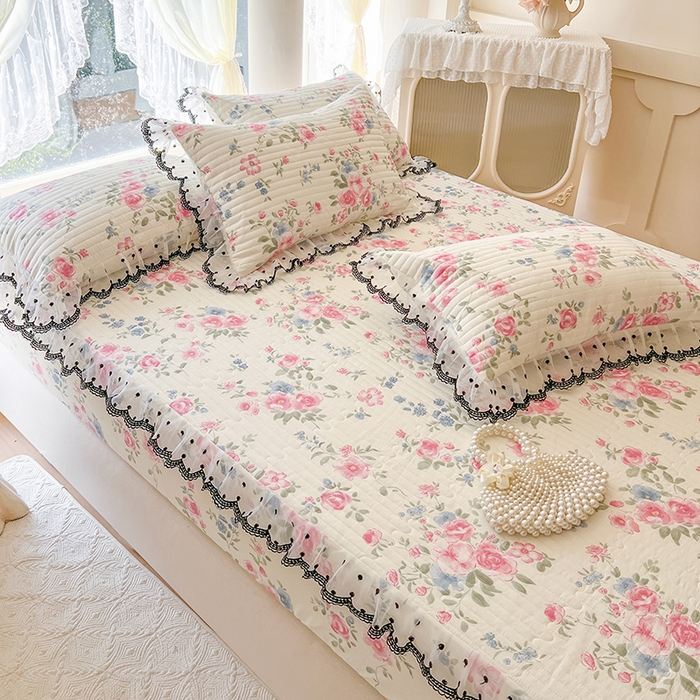 91家纺网 家纺一手货源 找家纺 麒豆豆 2025新款全棉纯棉印花单床笠 床笠单件 春湔