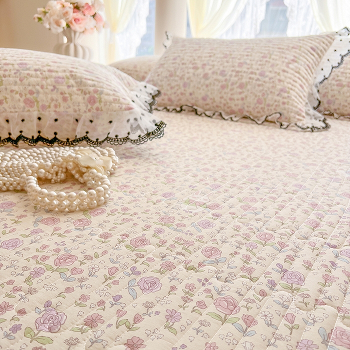 91家纺网 家纺一手货源 找家纺 麒豆豆 2025新款全棉纯棉印花单床笠 床笠单件 青葱岁月