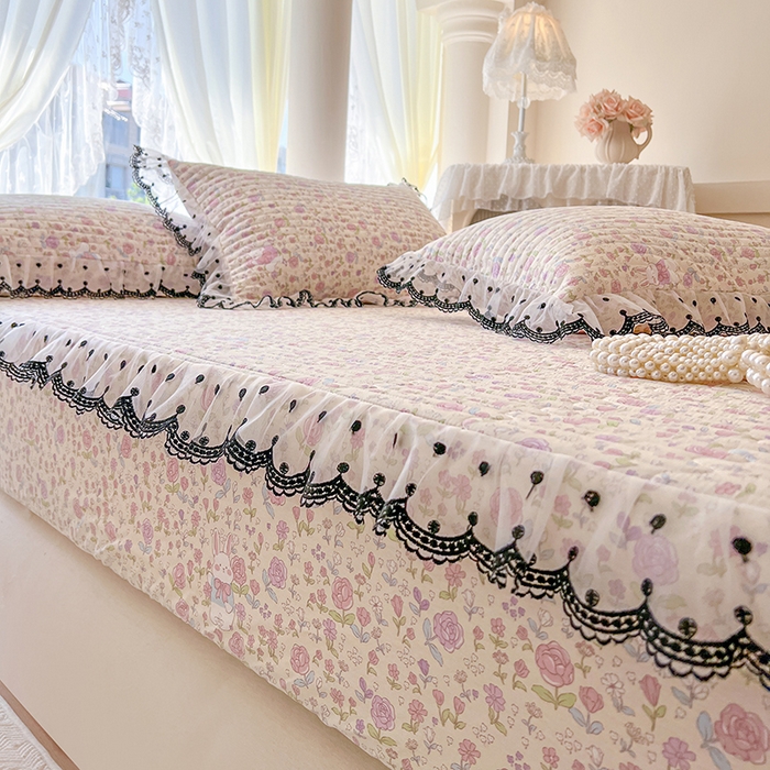 91家纺网 家纺一手货源 找家纺 麒豆豆 2025新款全棉纯棉印花单床笠 床笠单件 青葱岁月