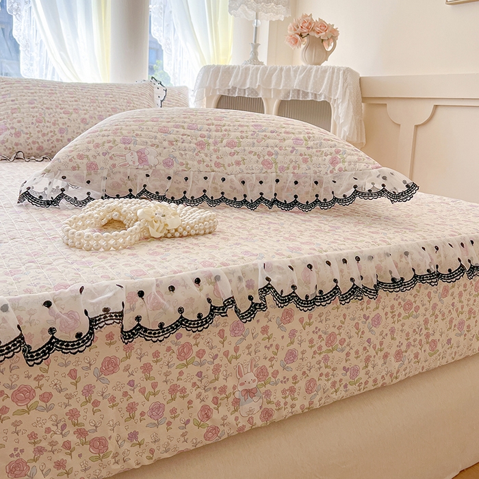 91家纺网 家纺一手货源 找家纺 麒豆豆 2025新款全棉纯棉印花单床笠 床笠单件 青葱岁月