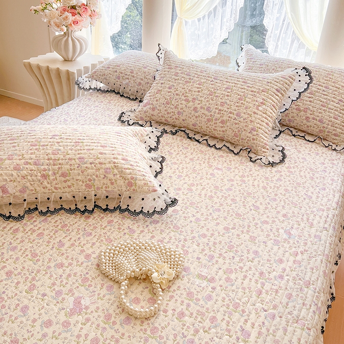 91家纺网 家纺一手货源 找家纺 麒豆豆 2025新款全棉纯棉印花单床笠 床笠单件 青葱岁月