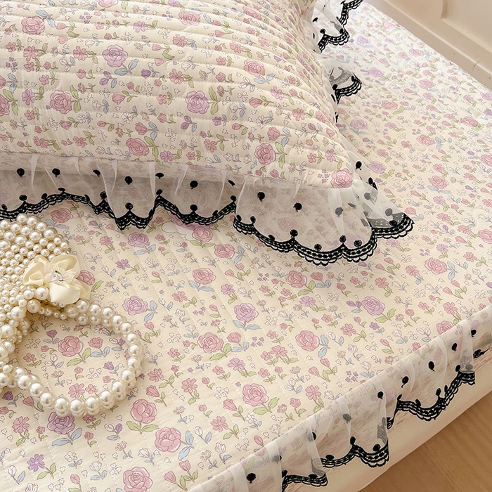 91家纺网 家纺一手货源 找家纺 麒豆豆 2025新款全棉纯棉印花单床笠 床笠单件 青葱岁月