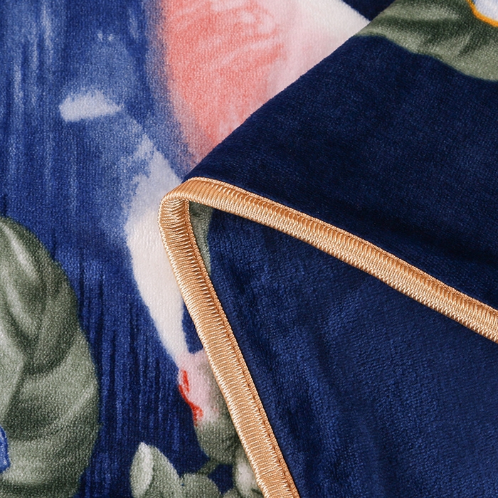 91家纺网 家纺一手货源 找家纺 栩裕纺织 2025新款230高克重牛奶绒法莱绒印花四件套-直播热款8斤半 三生有幸灰