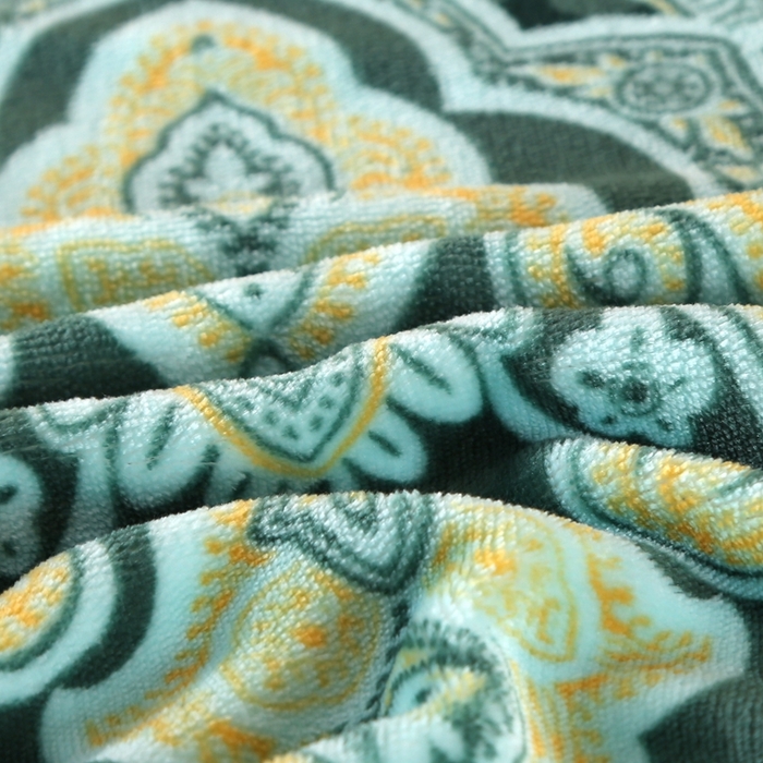 91家纺网 家纺一手货源 找家纺 栩裕纺织 2025新款230高克重牛奶绒法莱绒印花四件套-直播热款8斤半 素色花卉