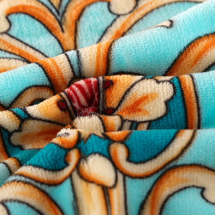 91家纺网 家纺一手货源 找家纺 栩裕纺织 2025新款230高克重牛奶绒法莱绒印花四件套-直播热款8斤半 向阳花开