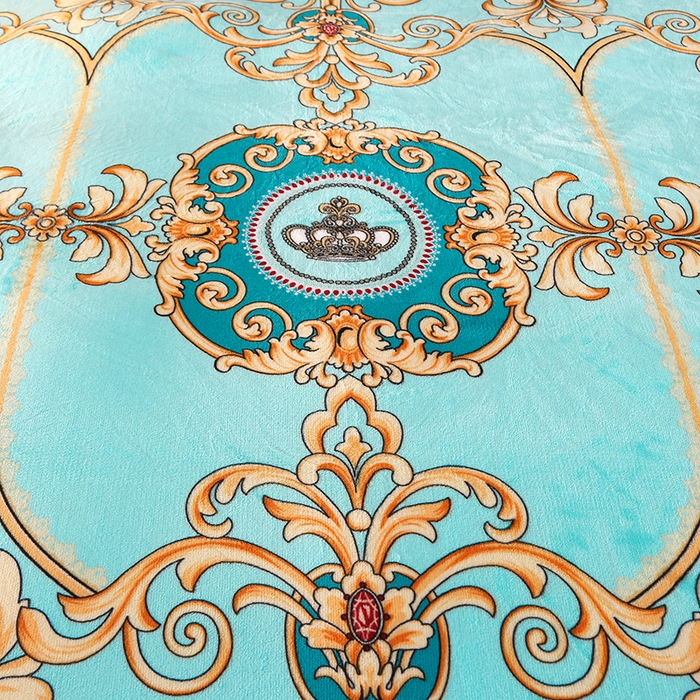 91家纺网 家纺一手货源 找家纺 栩裕纺织 2025新款230高克重牛奶绒法莱绒印花四件套-直播热款8斤半 向阳花开