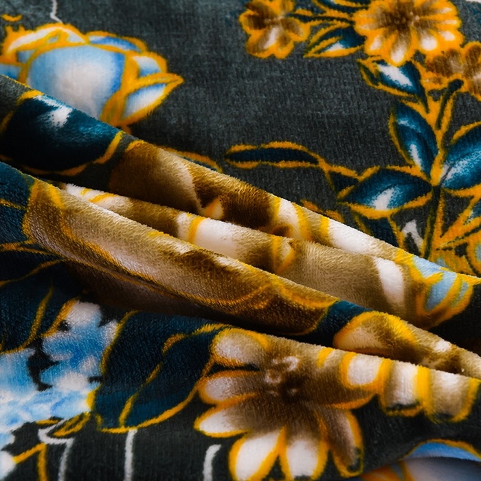 91家纺网 家纺一手货源 找家纺 栩裕纺织 2025新款230高克重牛奶绒法莱绒印花四件套-直播热款8斤半 花样情怀