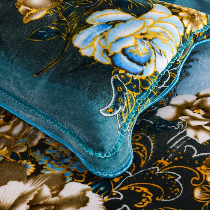 91家纺网 家纺一手货源 找家纺 栩裕纺织 2025新款230高克重牛奶绒法莱绒印花四件套-直播热款8斤半 花样情怀