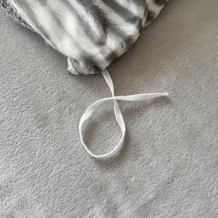 91家纺网 家纺一手货源 找家纺 蓝极人 2025新款A类抽条兔绒兔毛绒兔兔绒四件套 渐变彩泡泡-灰