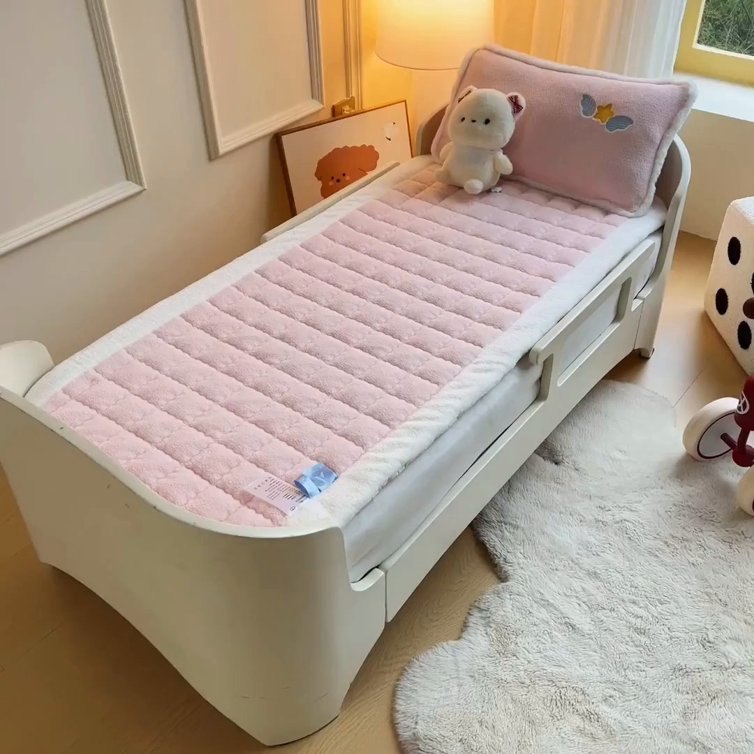 91家纺网 家纺一手货源 找家纺 （总）御棉坊 2025新款A类艾尼绒手包边暖绒床垫