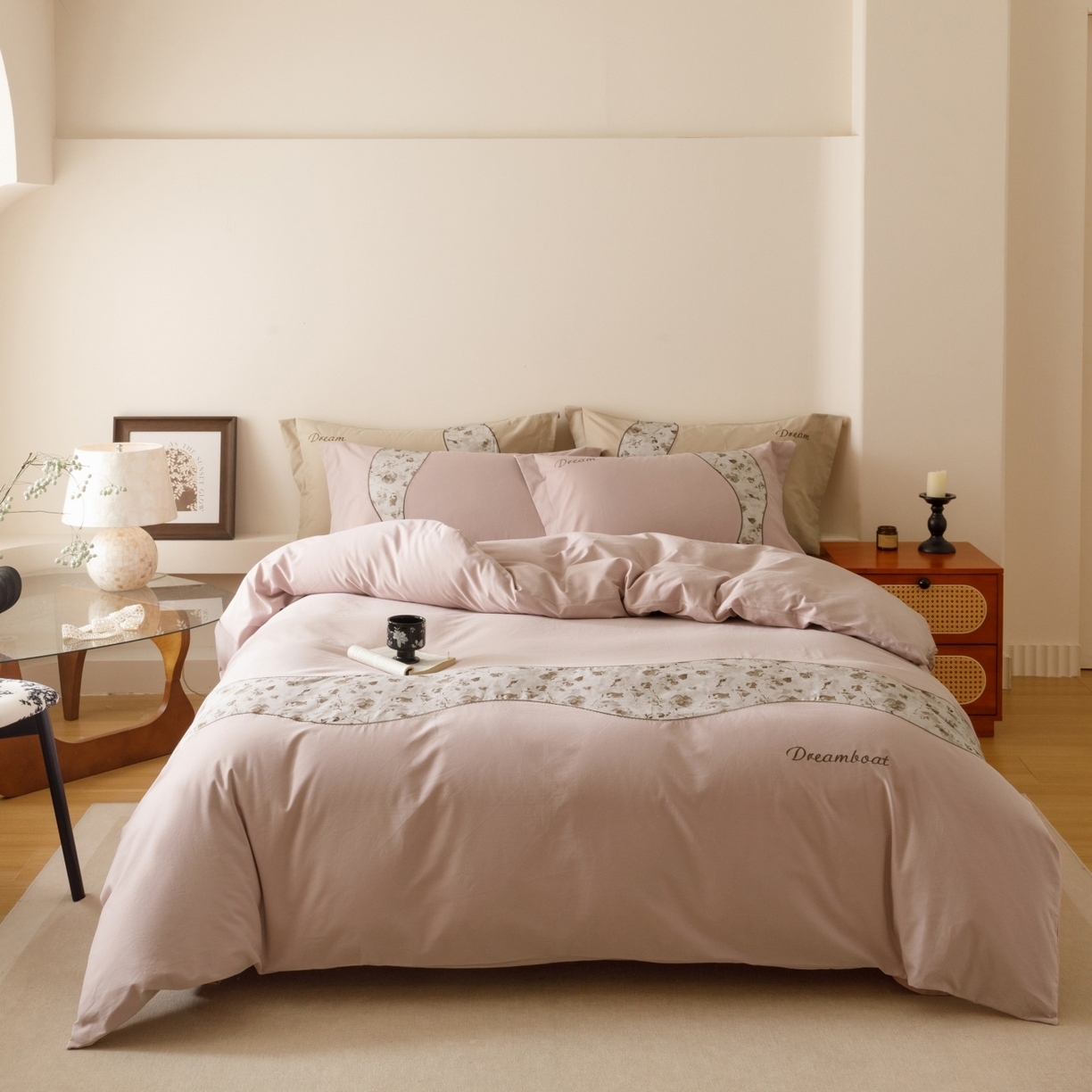 91家纺网 家纺一手货源 找家纺 [91家纺网精选]2025新款新疆长绒棉加厚柔顺磨毛四件套