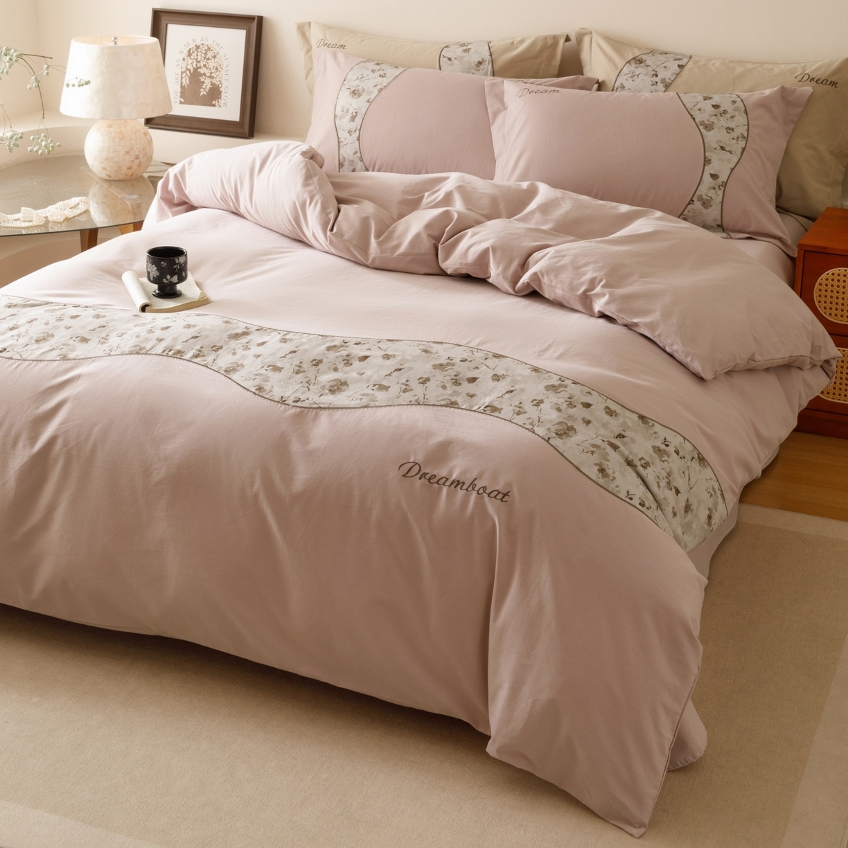 91家纺网 家纺一手货源 找家纺 [91家纺网精选]2025新款新疆长绒棉加厚柔顺磨毛四件套