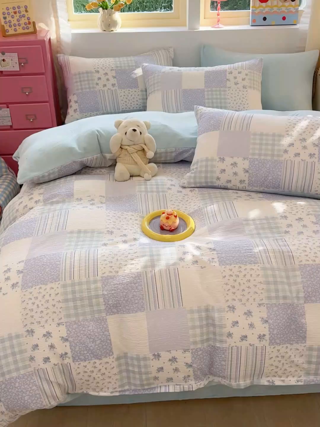 91家纺网 家纺一手货源 找家纺 （总）壹号库家纺 2025新款皱皱纱舒暖绒四件套