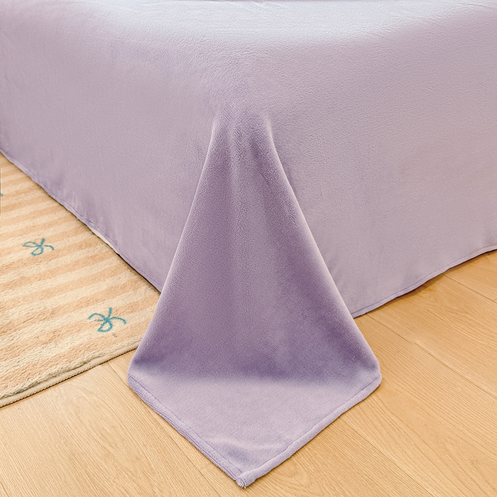 91家纺网 家纺一手货源 找家纺 壹号库家纺 2025新款皱皱纱舒暖绒四件套 丽莎