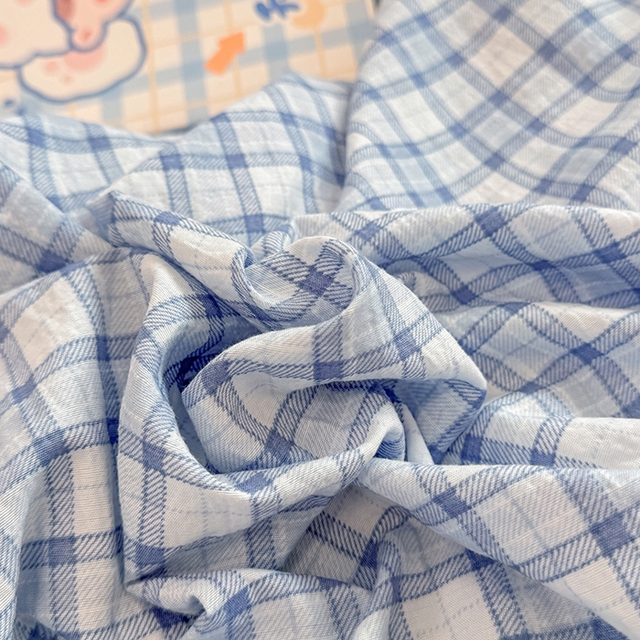 91家纺网 家纺一手货源 找家纺 壹号库家纺 2025新款皱皱纱舒暖绒四件套 无印兰格