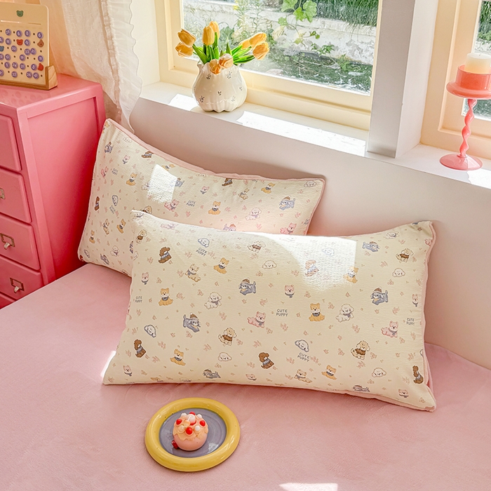 91家纺网 家纺一手货源 找家纺 壹号库家纺 2025新款皱皱纱舒暖绒四件套 西高地