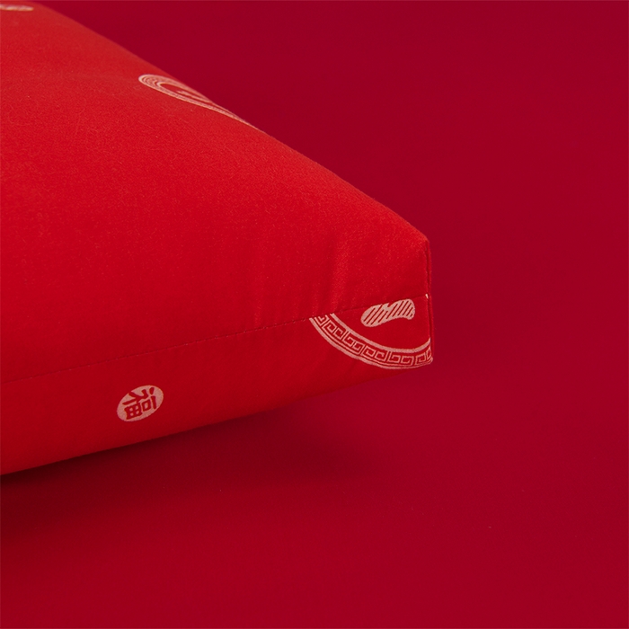 91家纺网 家纺一手货源 找家纺 （总）圣靓 2025新款福字护颈枕立体枕 枕头枕芯