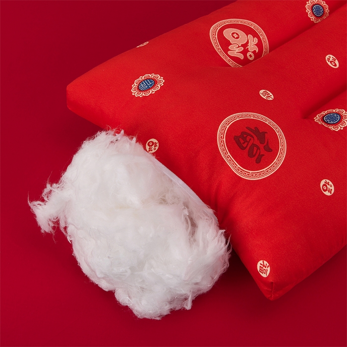 91家纺网 家纺一手货源 找家纺 （总）圣靓 2025新款福字护颈枕立体枕 枕头枕芯