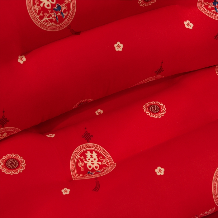 91家纺网 家纺一手货源 找家纺 （总）圣靓 2025新款双喜护颈枕立体枕 枕头枕芯