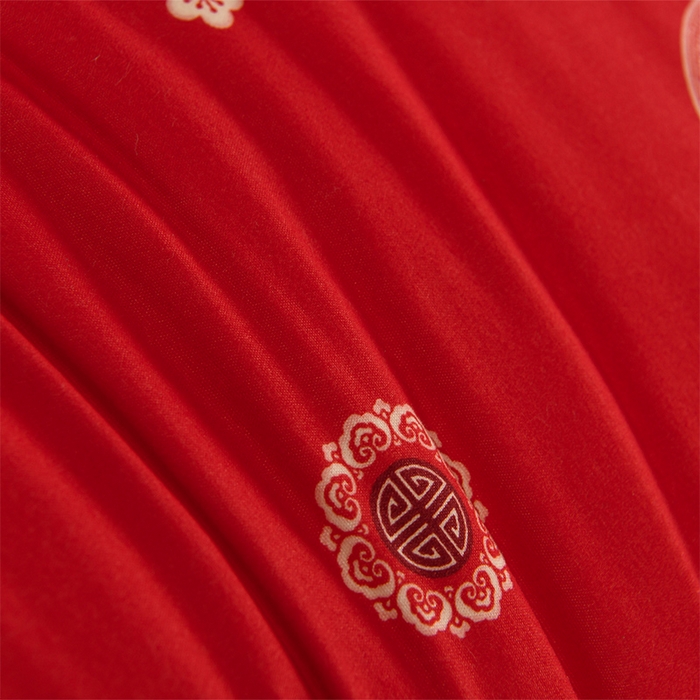 91家纺网 家纺一手货源 找家纺 圣靓 2025新款双喜护颈枕立体枕 枕头枕芯 囍枕立体高枕