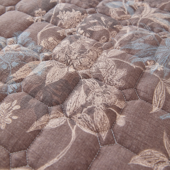 91家纺网 家纺一手货源 找家纺 圣比熊 2025新款原麻夹棉床笠机洗家用防滑透气四季款加厚床罩床垫床单保护套三件套 金枝玉叶