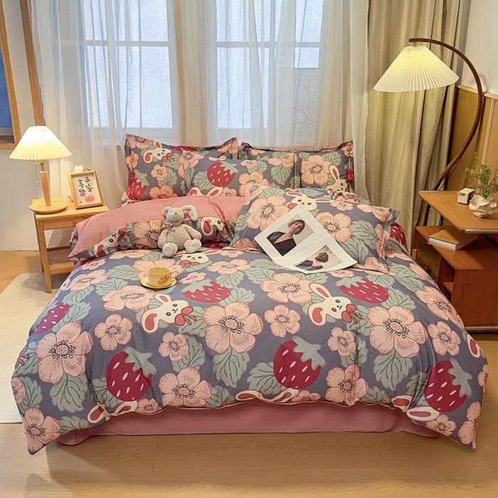 91家纺网 家纺一手货源 找家纺 （总）丝芙妮家居（原乐视家纺） 2025新款全棉磨毛多规格单被套