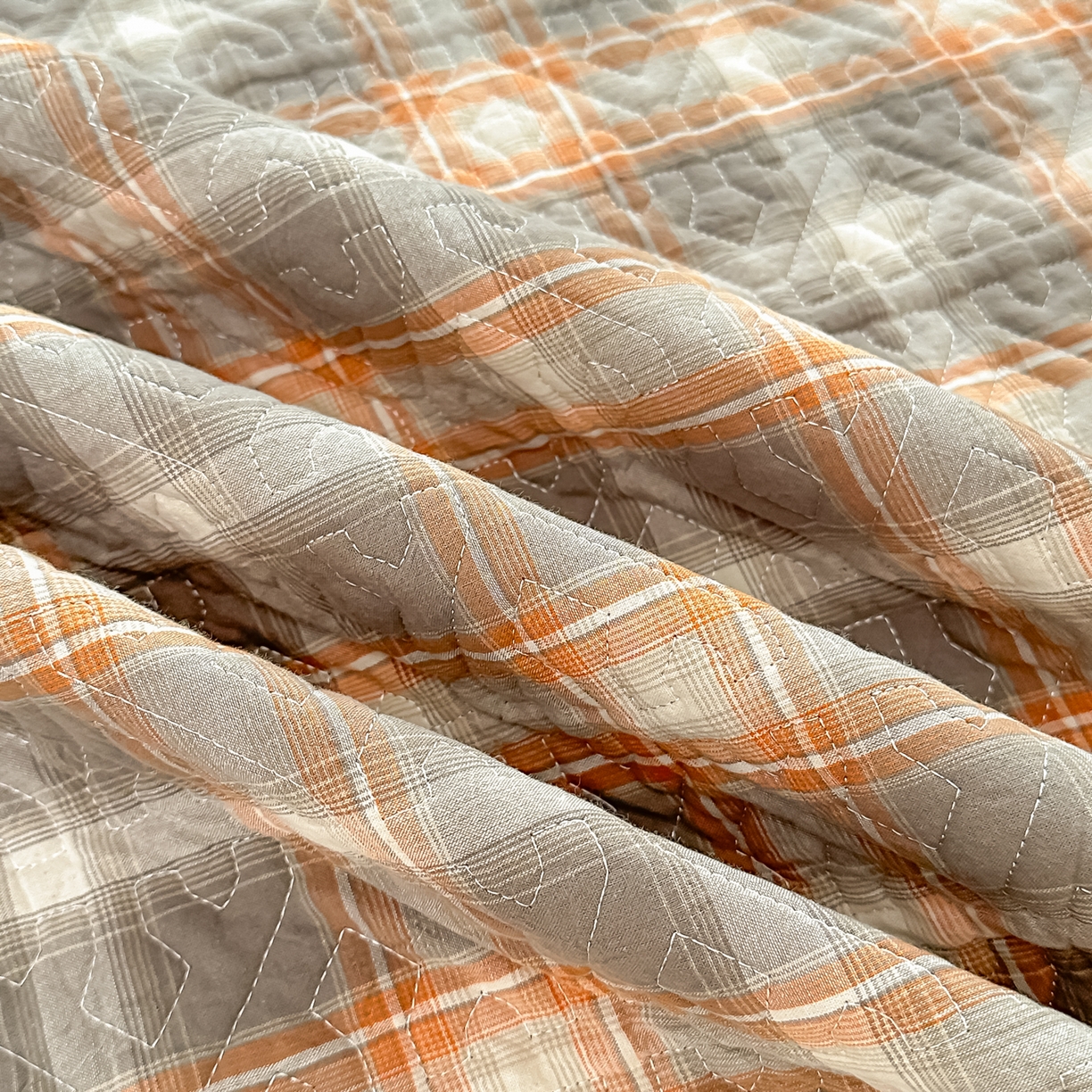 91家纺网 家纺一手货源 找家纺 手艺人家纺 2025新款全棉夹棉绗缝印花床盖炕盖系列 SX02