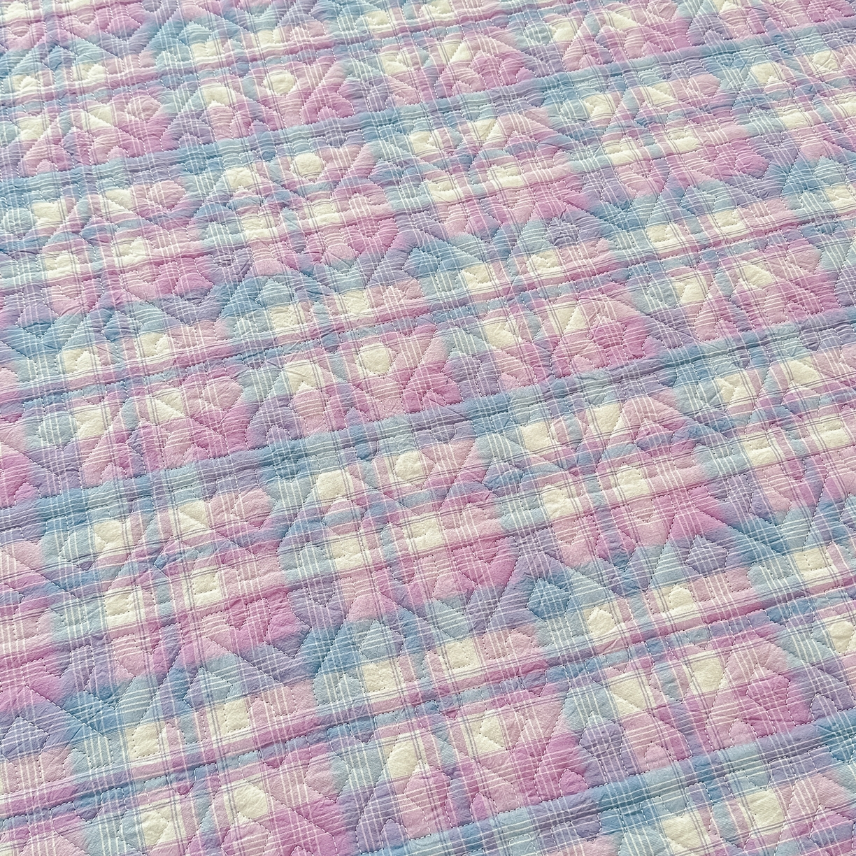 91家纺网 家纺一手货源 找家纺 手艺人家纺 2025新款全棉夹棉绗缝印花床盖炕盖系列 SX06