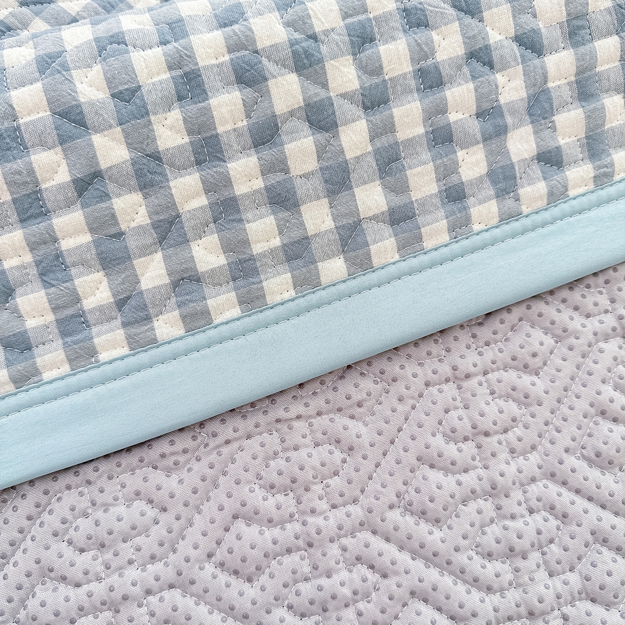 91家纺网 家纺一手货源 找家纺 手艺人家纺 2025新款全棉夹棉绗缝印花床盖炕盖系列 SX09