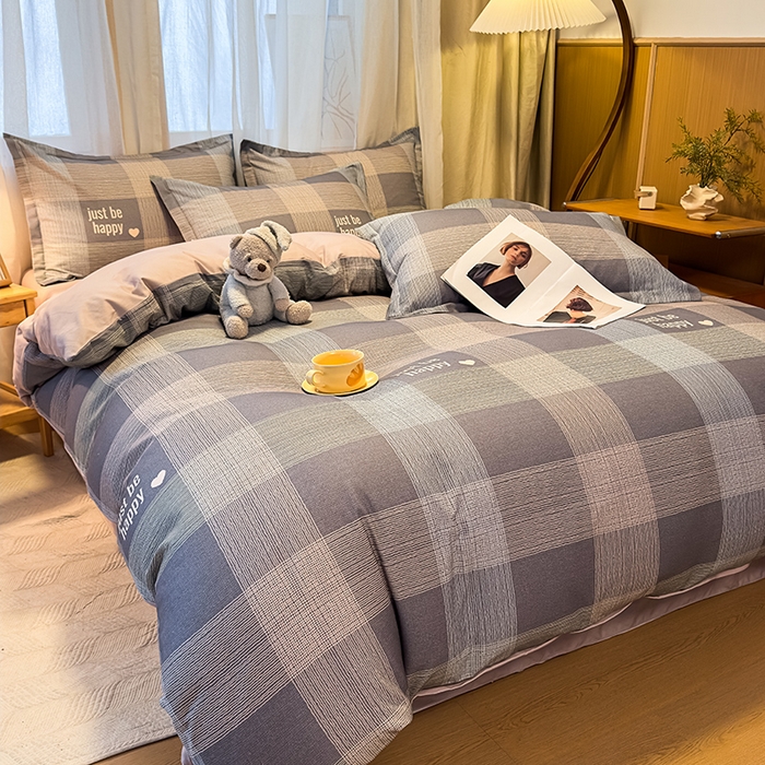 91家纺网 家纺一手货源 找家纺 丝芙妮家居（原乐视家纺） 2025新款全棉磨毛多规格单被套 格言