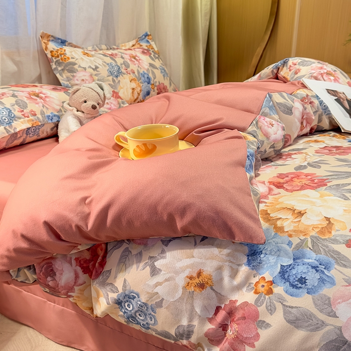 91家纺网 家纺一手货源 找家纺 丝芙妮家居（原乐视家纺） 2025新款全棉磨毛多规格单被套 锦簇