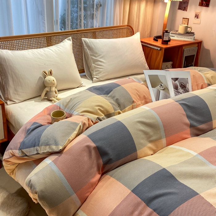 91家纺网 家纺一手货源 找家纺 丝芙妮家居（原乐视家纺） 2025新款全棉磨毛多规格单被套 凯瑟琳