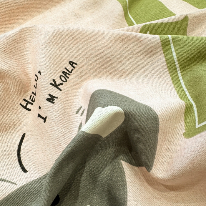 91家纺网 家纺一手货源 找家纺 丝芙妮家居（原乐视家纺） 2025新款全棉磨毛多规格单被套 考拉