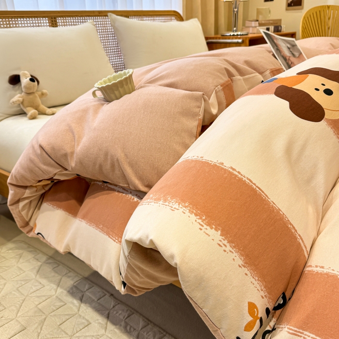 91家纺网 家纺一手货源 找家纺 丝芙妮家居（原乐视家纺） 2025新款全棉磨毛多规格单被套 罗宾