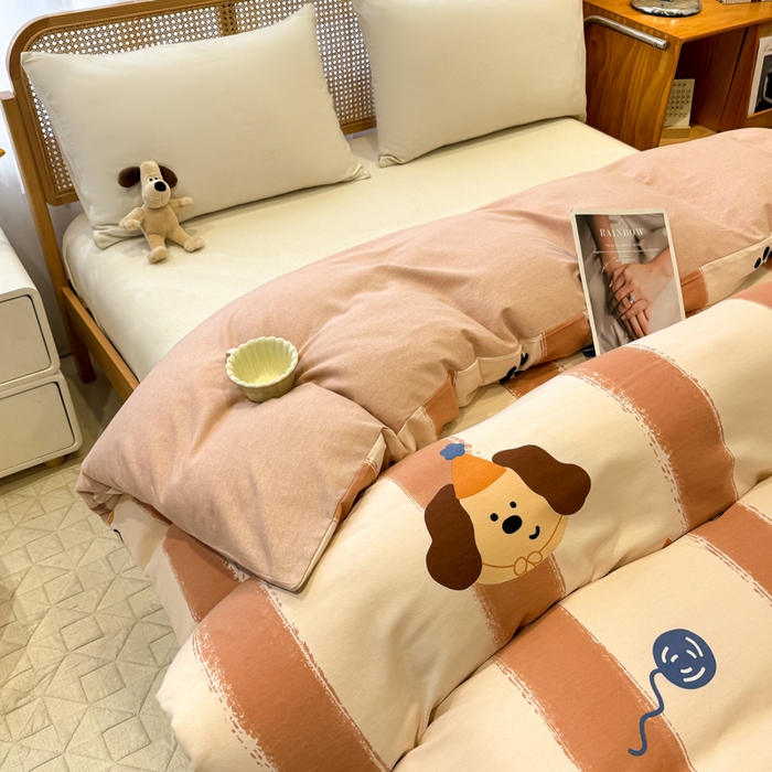 91家纺网 家纺一手货源 找家纺 丝芙妮家居（原乐视家纺） 2025新款全棉磨毛多规格单被套 罗宾