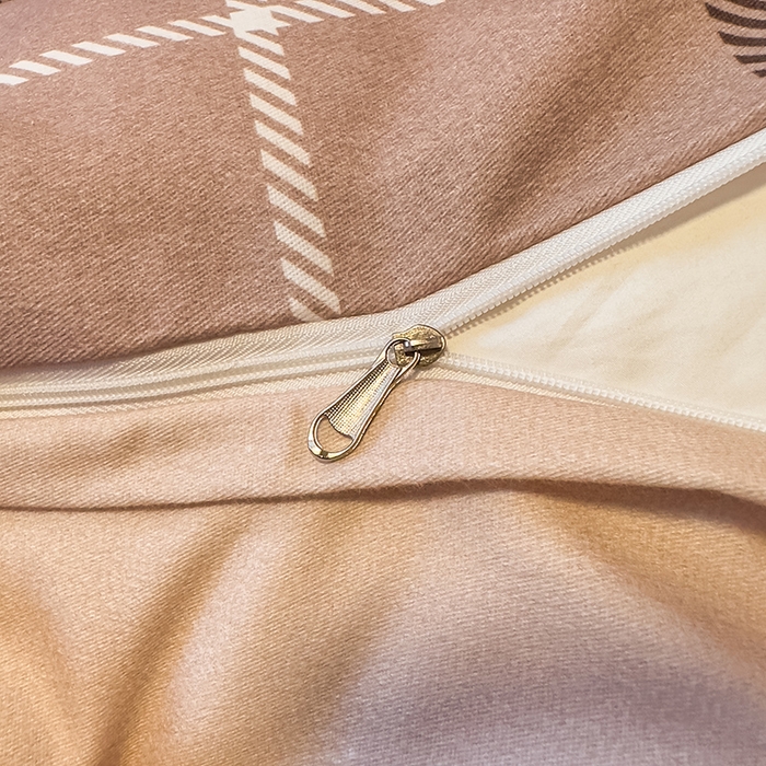 91家纺网 家纺一手货源 找家纺 丝芙妮家居（原乐视家纺） 2025新款全棉磨毛多规格单被套 维尼小熊-粉