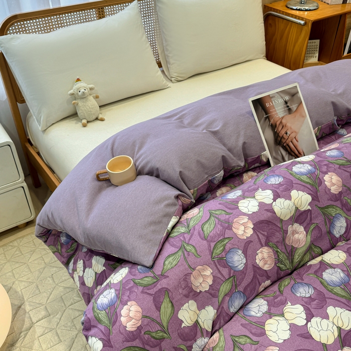 91家纺网 家纺一手货源 找家纺 丝芙妮家居（原乐视家纺） 2025新款全棉磨毛多规格单被套 云汐