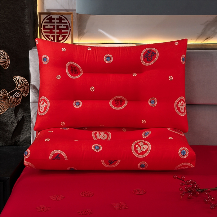 91家纺网 家纺一手货源 找家纺 （总）圣楚家纺 2025新款百福枕枕头枕芯