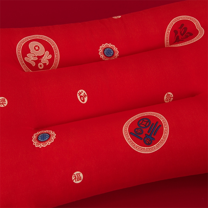 91家纺网 家纺一手货源 找家纺 圣楚家纺 2025新款百福枕枕头枕芯 福枕护颈中枕