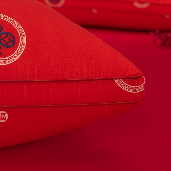 91家纺网 家纺一手货源 找家纺 圣楚家纺 2025新款百福枕枕头枕芯 福枕立体高枕