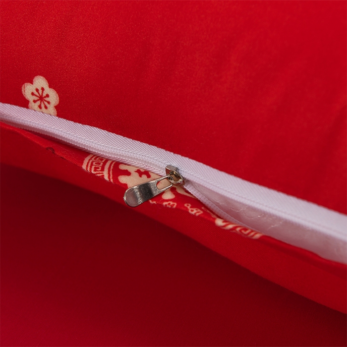 91家纺网 家纺一手货源 找家纺 圣楚家纺 2025新款双囍枕枕头枕芯 囍枕定型低枕