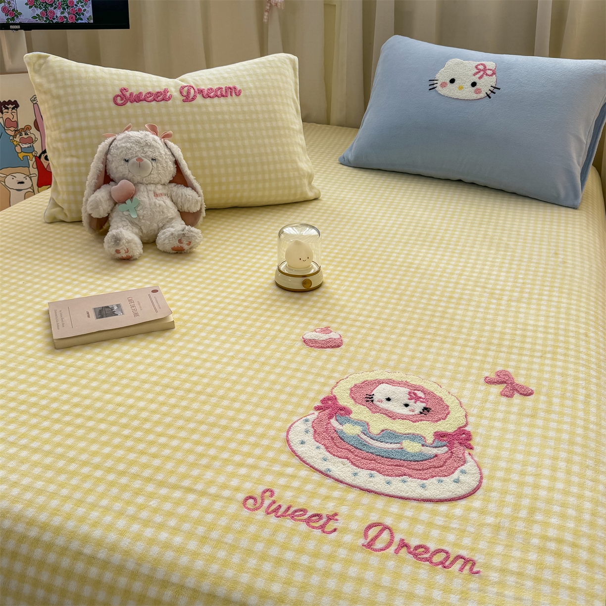 91家纺网 家纺一手货源 找家纺 （总）灰鲸 2025新款高克重牛奶绒毛巾绣单床单