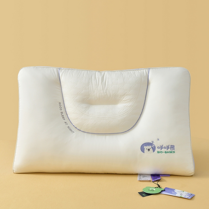 91家纺网 家纺一手货源 找家纺 （总）北鸣有鱼 2023新款呼呼熊生物基颈椎枕