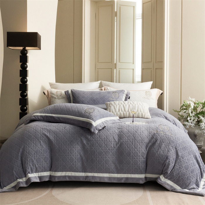 （总）馨蕊家居 2025新款秋冬轻奢煦暖绒系列四件套-绒拾梦