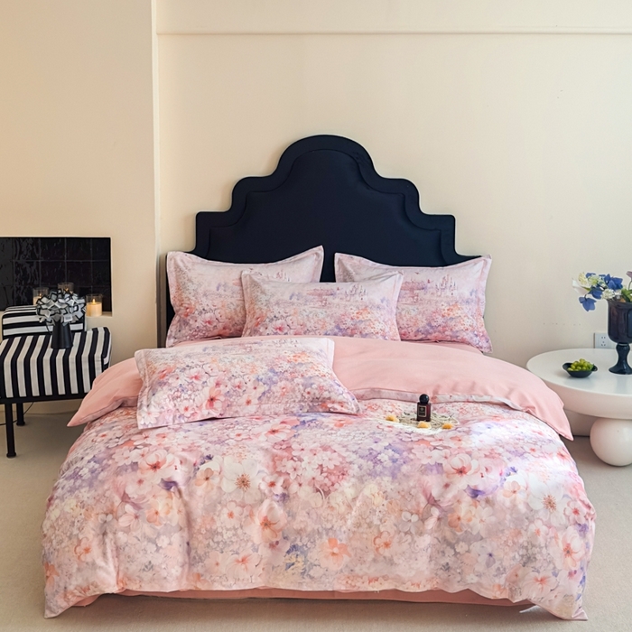 91家纺网 家纺一手货源 找家纺 （总）喜四方 2025新款加厚全棉大版印花四件套