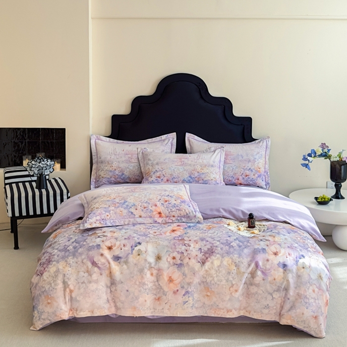 91家纺网 家纺一手货源 找家纺 （总）喜四方 2025新款加厚全棉大版印花四件套