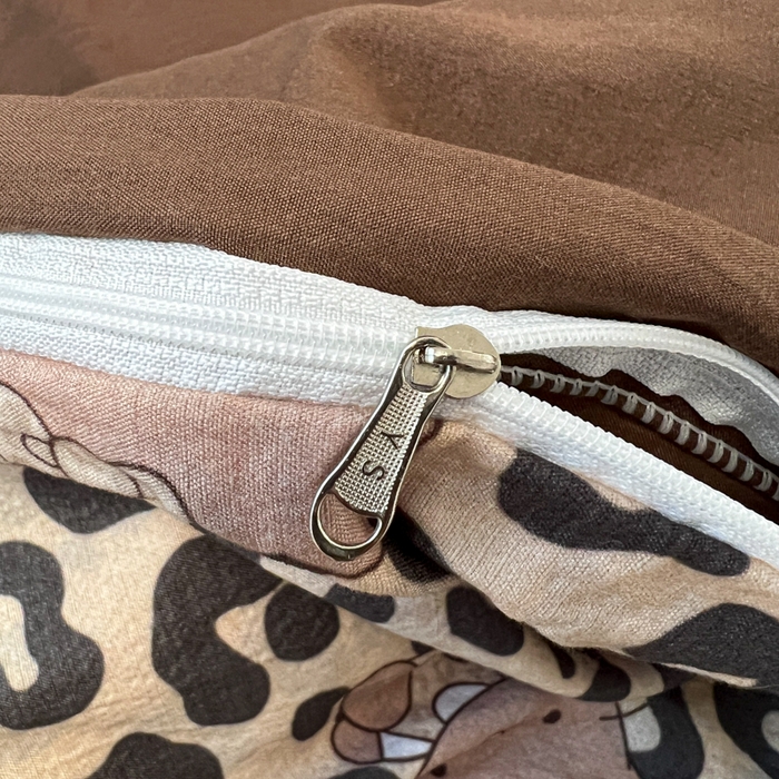 91家纺网 家纺一手货源 找家纺 （总）优色良品家纺 2025新款110克高克重卡通水洗棉皱皱双层纱四件套